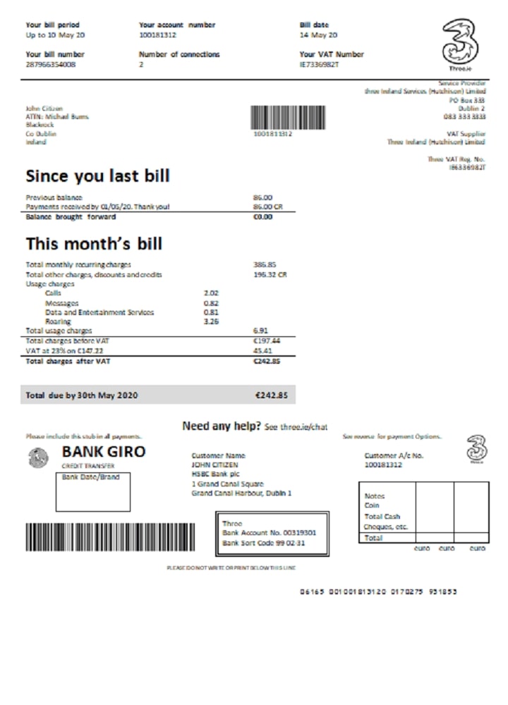  Minol USA business utility bill 